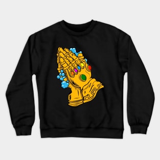 Wash Hands! - Infinity Gauntlet Crewneck Sweatshirt